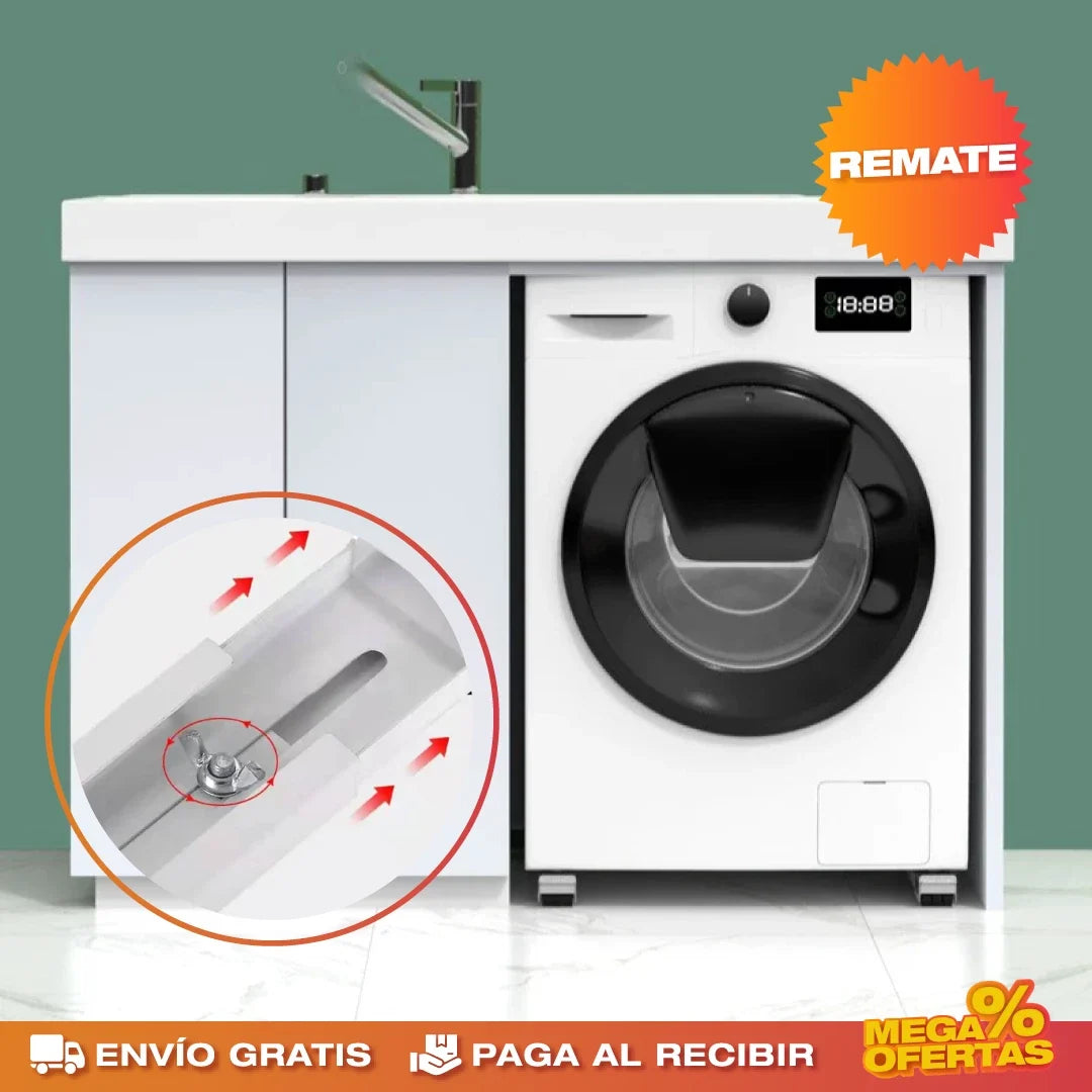 Soportes Lineales para Electrodomésticos – Mueve la Nevera o Lavadora Sin Esfuerzo ni Rayar el Piso