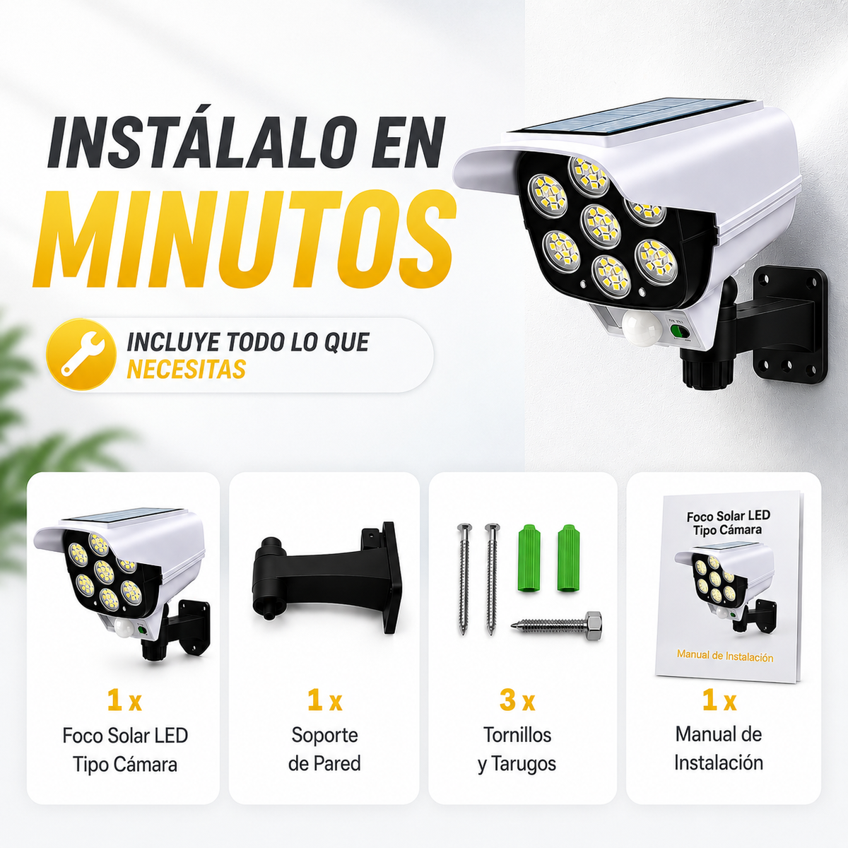 ☀️SOLAR GUARD Detecta, Ilumina y Protege tu Hogar