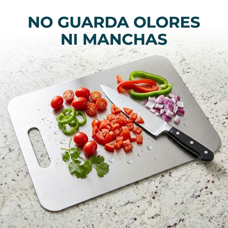 Tabla de picar de acero inoxidable