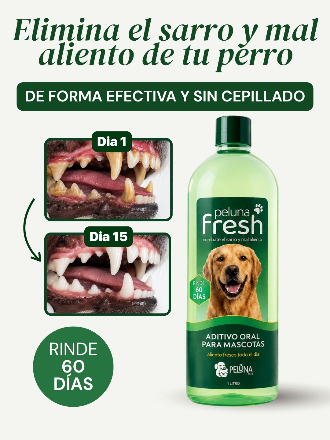 Peluna Fresh Para Perros đ¶ | Aditivo Oral, AdiĂłs al Mal Aliento y Sarro