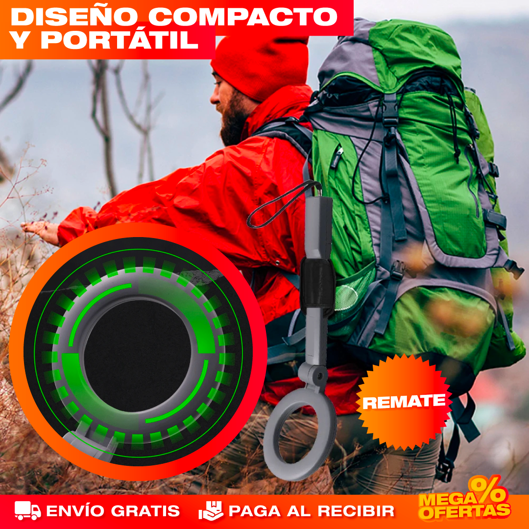 Detector de Metales Portátil – Encuentra Monedas, Joyas y Tesoros Enterrados