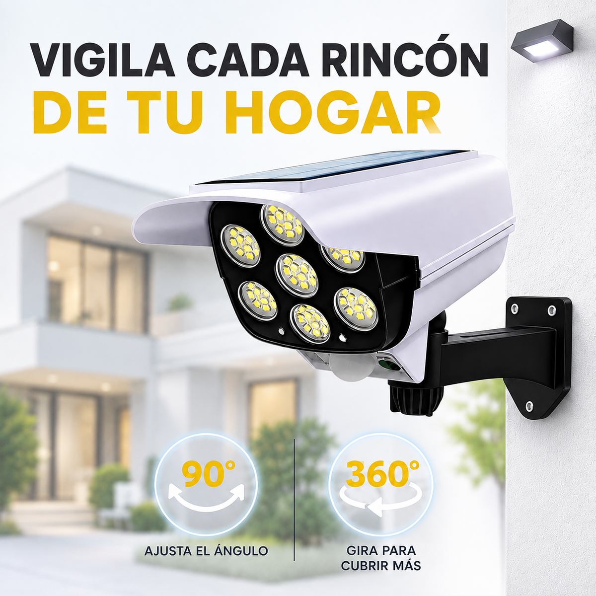 ☀️SOLAR GUARD Detecta, Ilumina y Protege tu Hogar