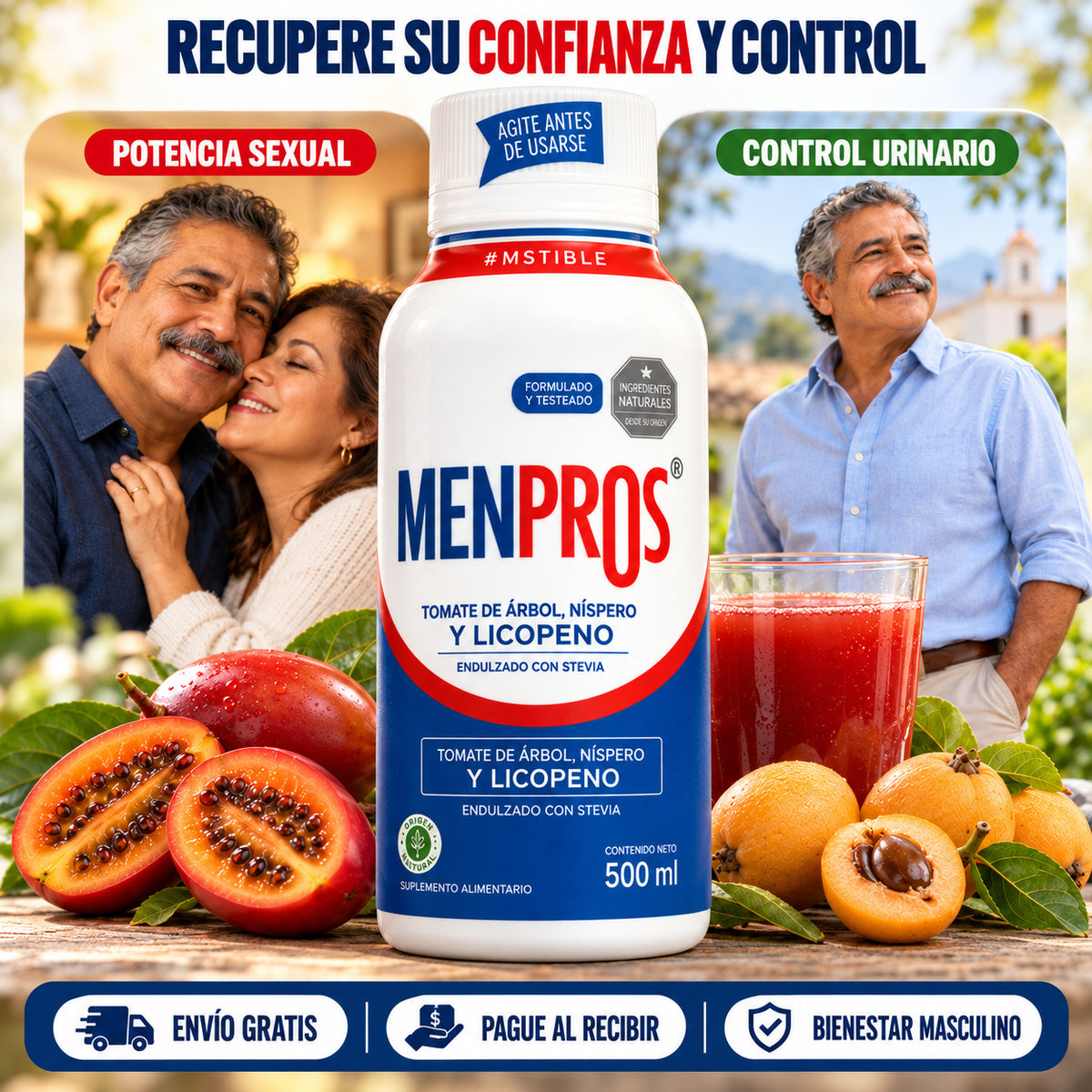 MENPROS — Cuide Su Próstata y Vuelva a Sentirse Hombre, Sin Pastillas