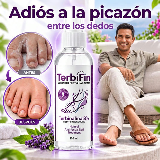 TerbiFin spray para pie de atleta y uñas