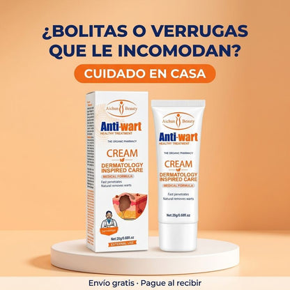 Anti-wart crema para verrugas y bolitas de piel