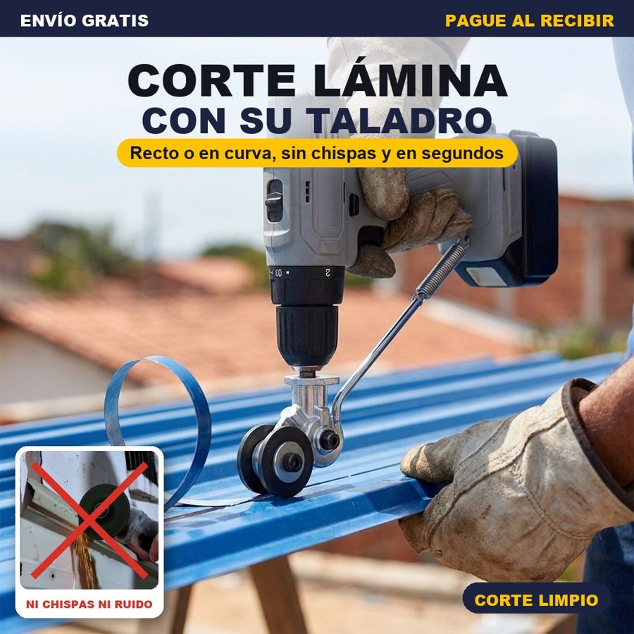 Cortador de lámina para taladro