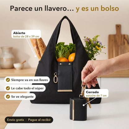 PORTADA bolso plegable llavero