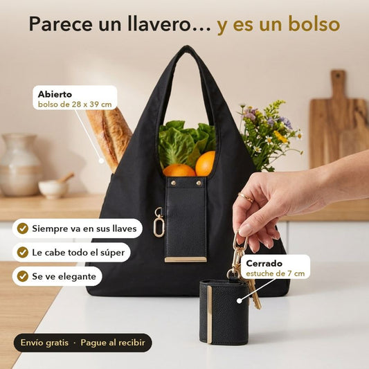PORTADA bolso plegable llavero